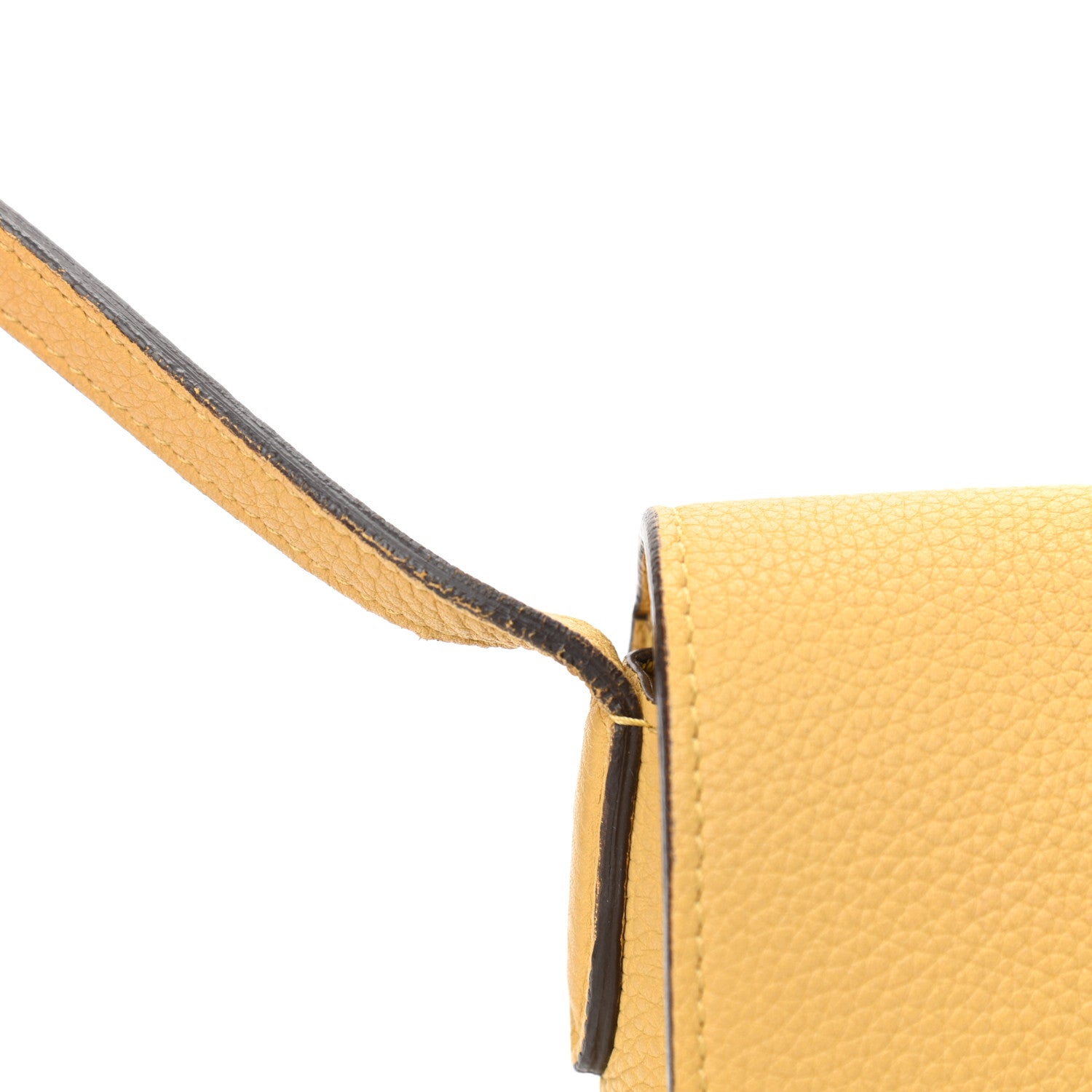 Celine Grained Calfskin Small Trotteur Vanilla 15 of 15
