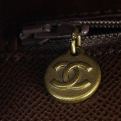 Chanel Caviar Flap Bag Brown 9 of 12