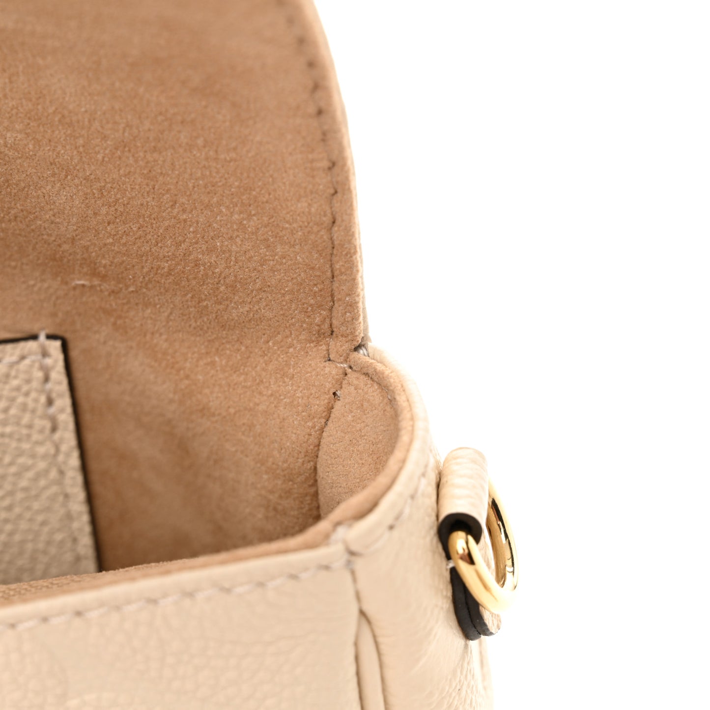 Empreinte Monogram Giant Ivy Wallet On Chain Cream