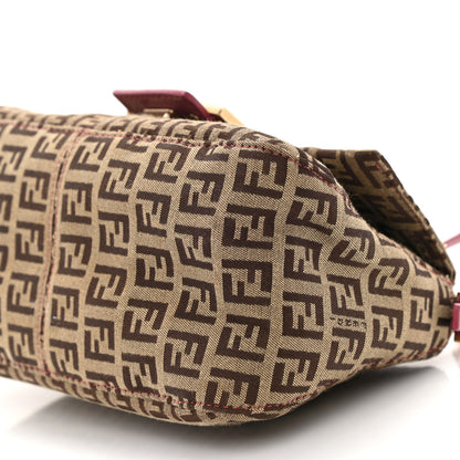 Fendi Zucchino Vitello Mini Mama Baguette Mogano Panna Erica 10 of 10