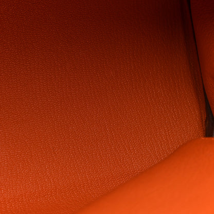 Hermes Togo Kelly Retourne 35 Orange 12 of 18