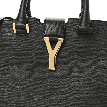 Saint Laurent Textured Calfskin Medium Classic Y Cabas Black 7 of 9