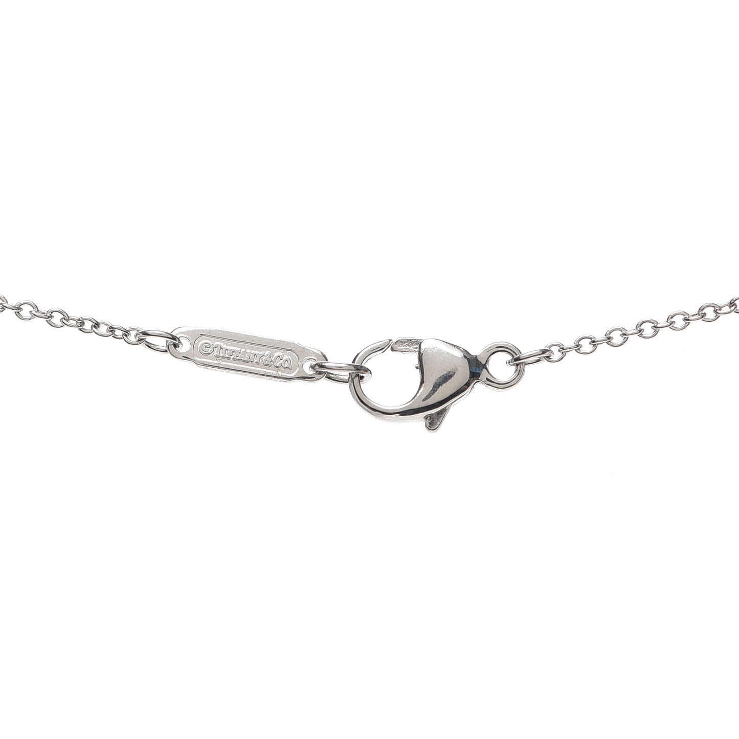 Platinum Diamond Jazz Heart Pendant Necklace
