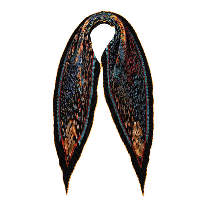 Hermes Silk Plisse Rencontre Oceane Scarf 90 2 of 7