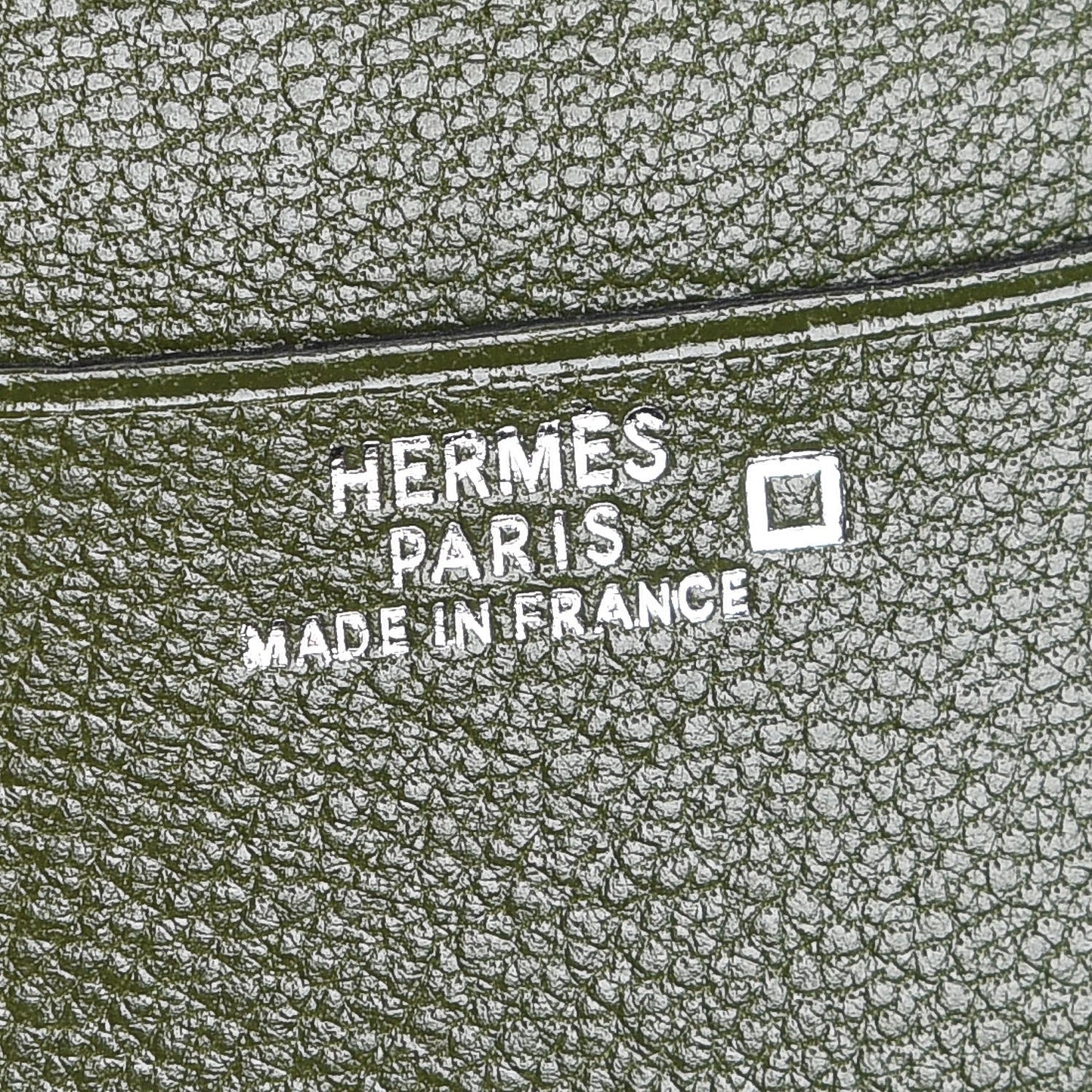 Matte Alligator Globe Trotter Agenda Cover Vert Olive