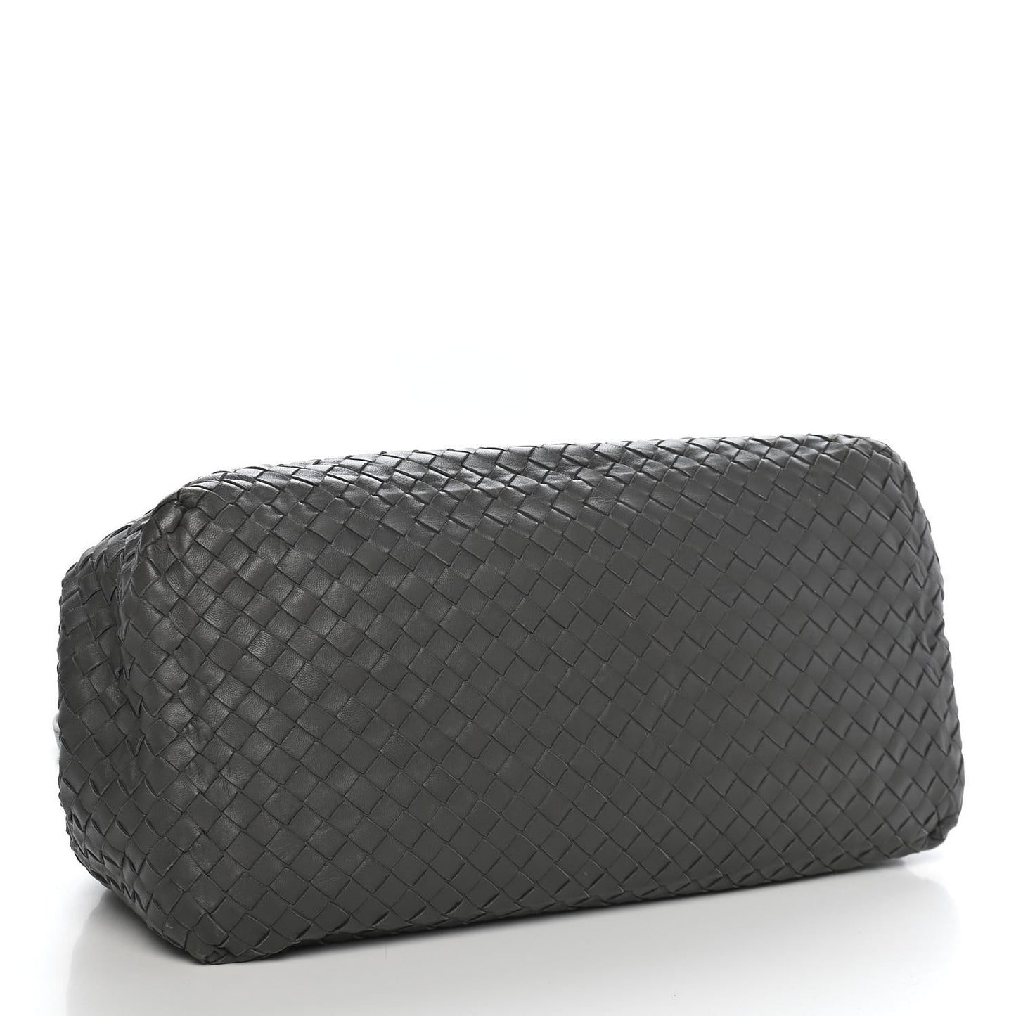 Nappa Intrecciato Medium Seamless Tote Light Grey