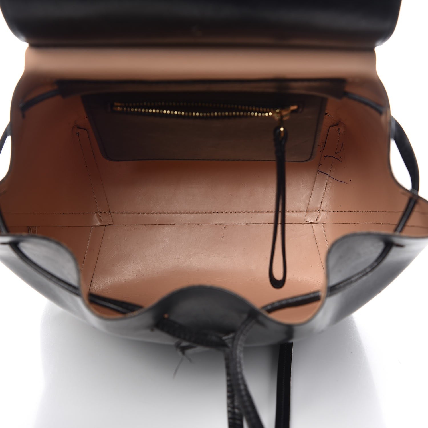 Mansur Gavriel Calfskin Mini Backpack Bag Black 5 of 13