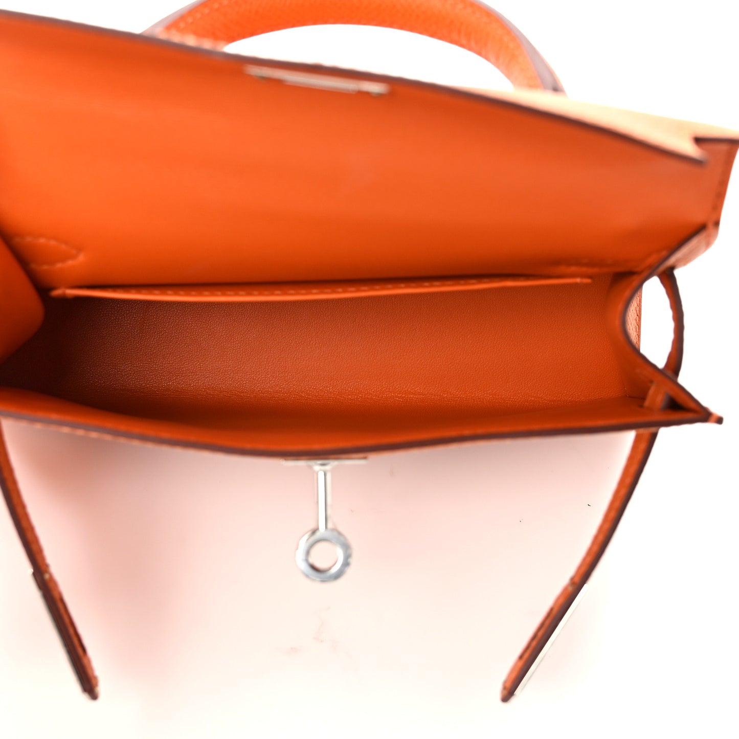 Epsom Mini Kelly Sellier 20 Orange