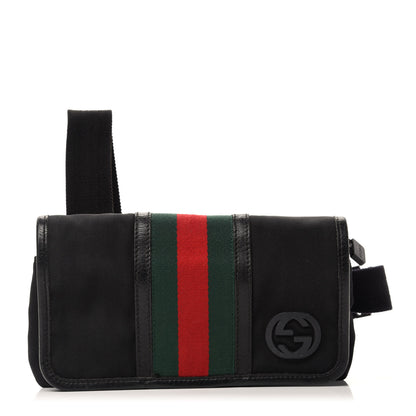 Gucci Nylon Web Belt Bag Black 1 of 16