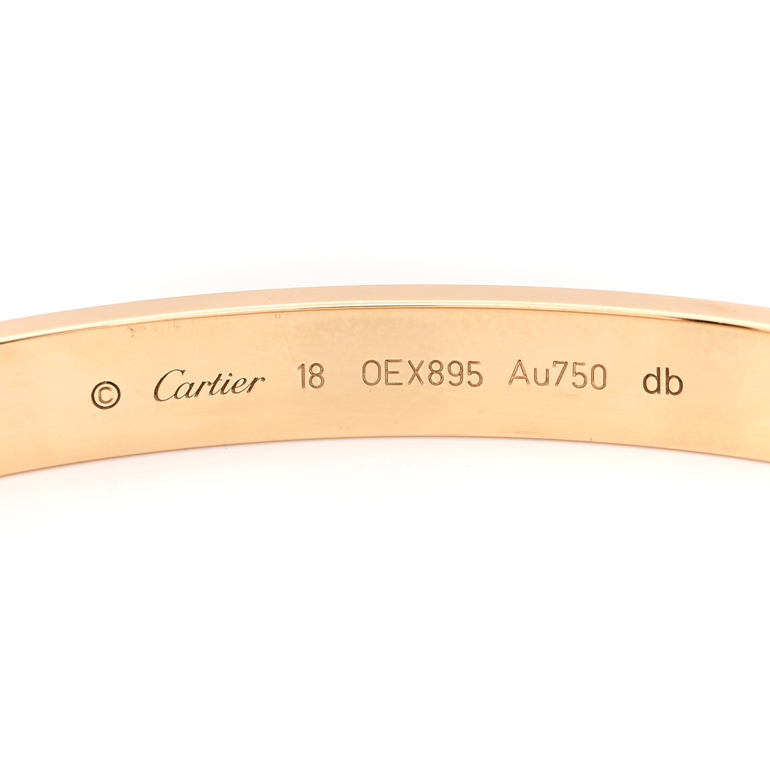 Cartier 18K Yellow Gold LOVE Bracelet 18 5 of 6