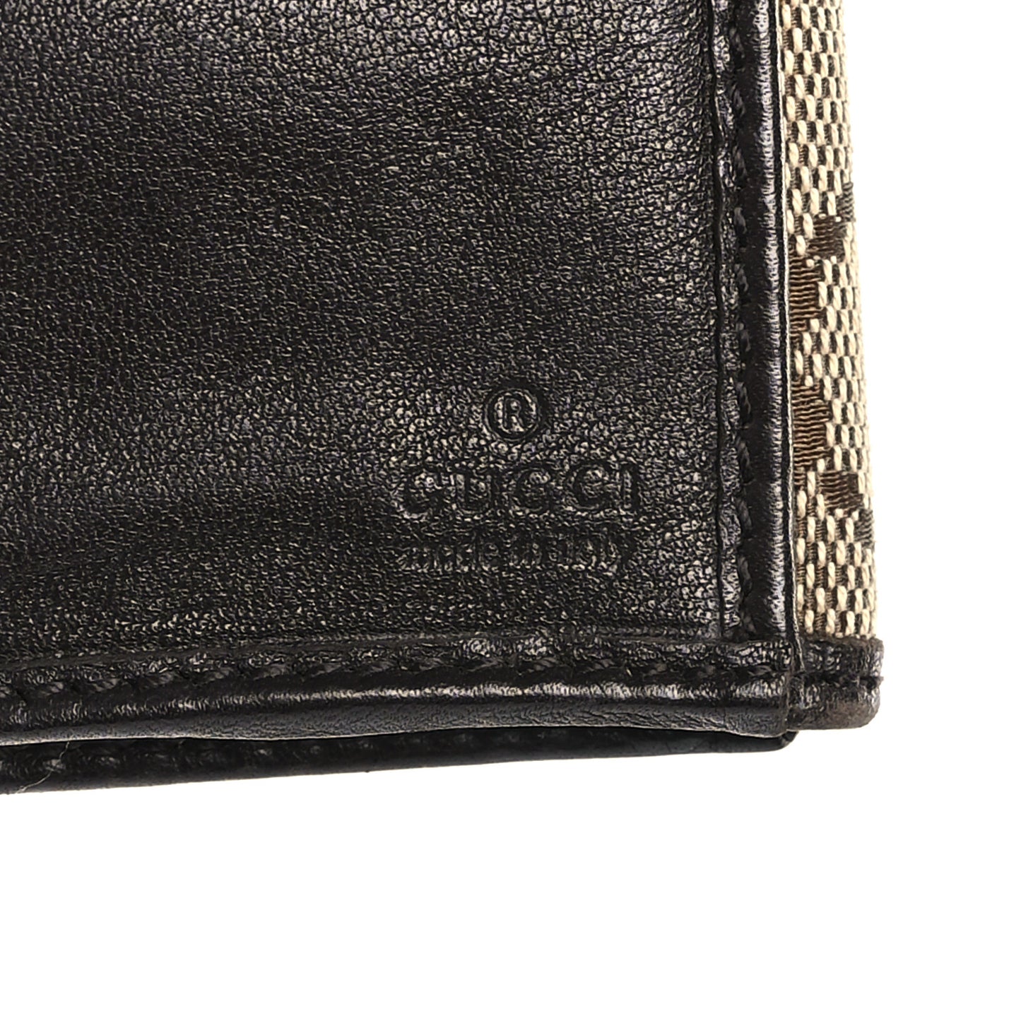 Monogram Margaux Calfskin Dice Continental Wallet Beige Ebony Dark Brown
