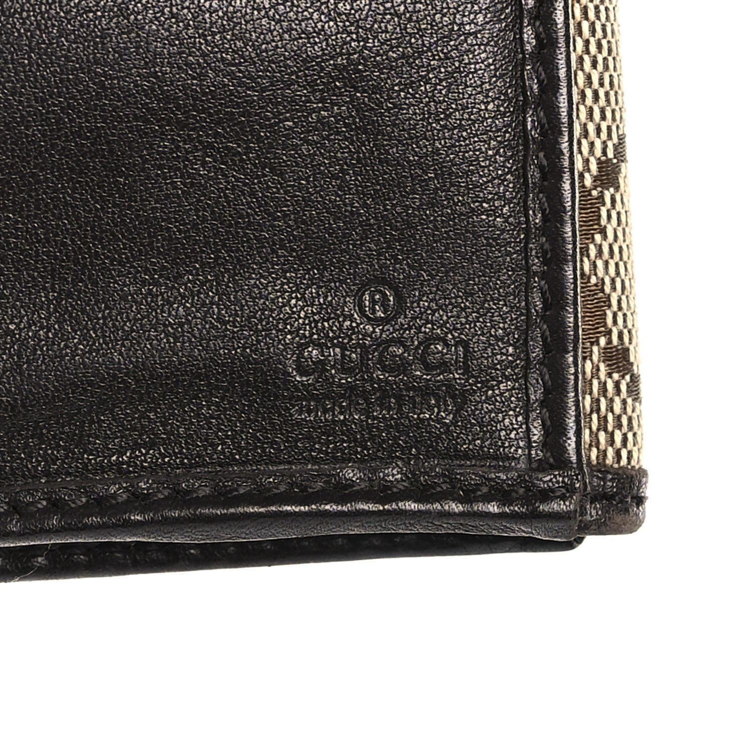 Gucci Monogram Margaux Calfskin Dice Continental Wallet Beige Ebony Dark Brown 6 of 11
