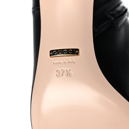 Gucci Nappa Zumi Mid Ankle Boots 37.5 Black 6 of 9