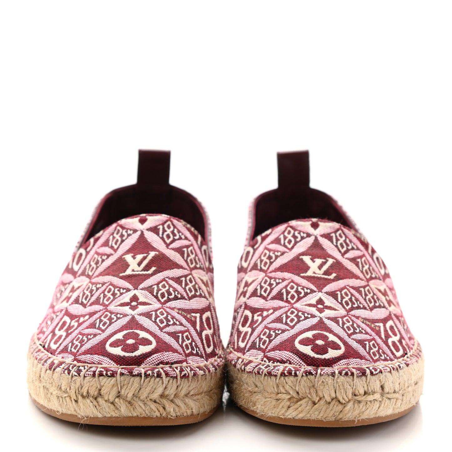 Jacquard Since 1854 Starboard Espadrille Flats 40 Bordeaux