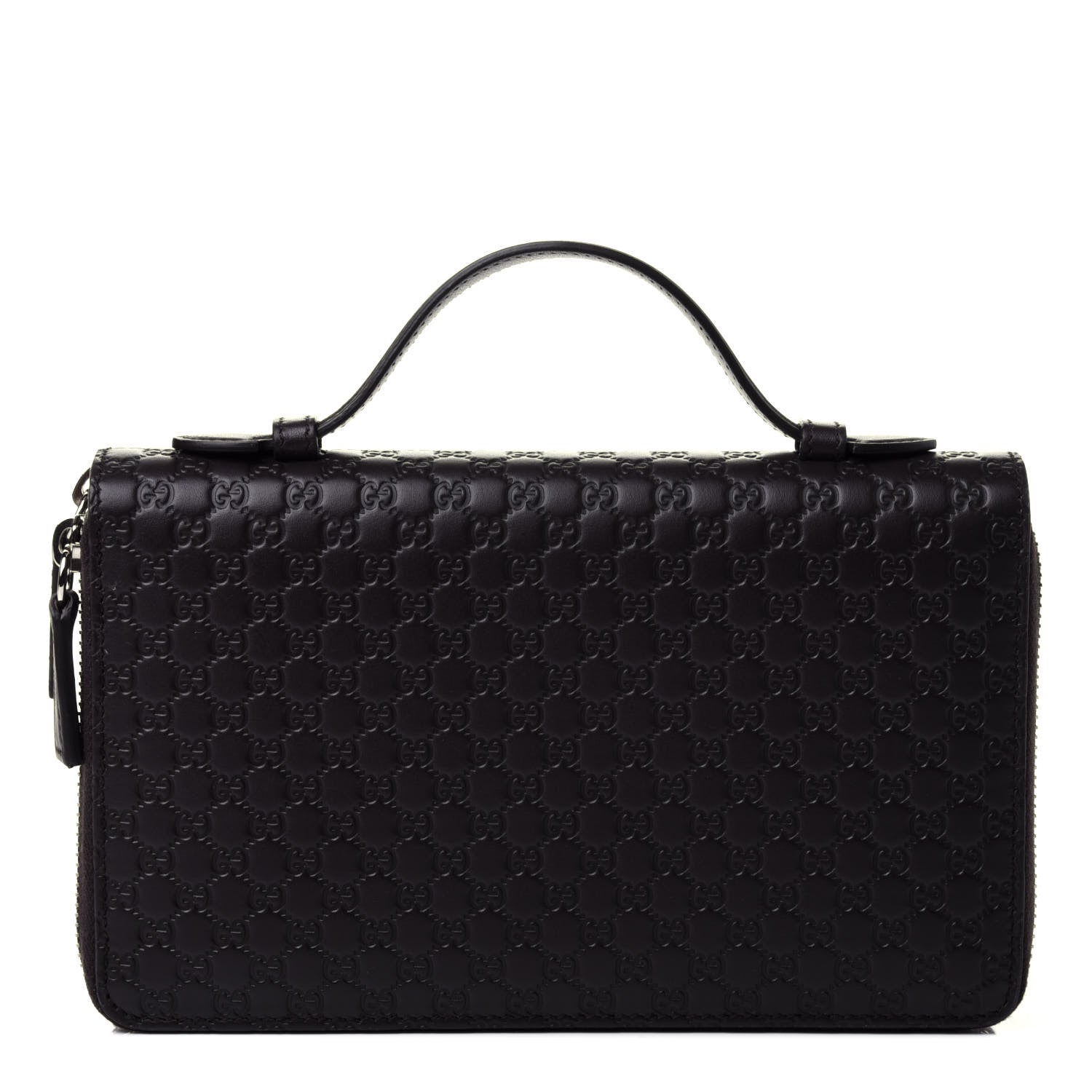 Gucci Microguccissima Zip Around Top Handle Travel Wallet Testa di Moro 1 of 5