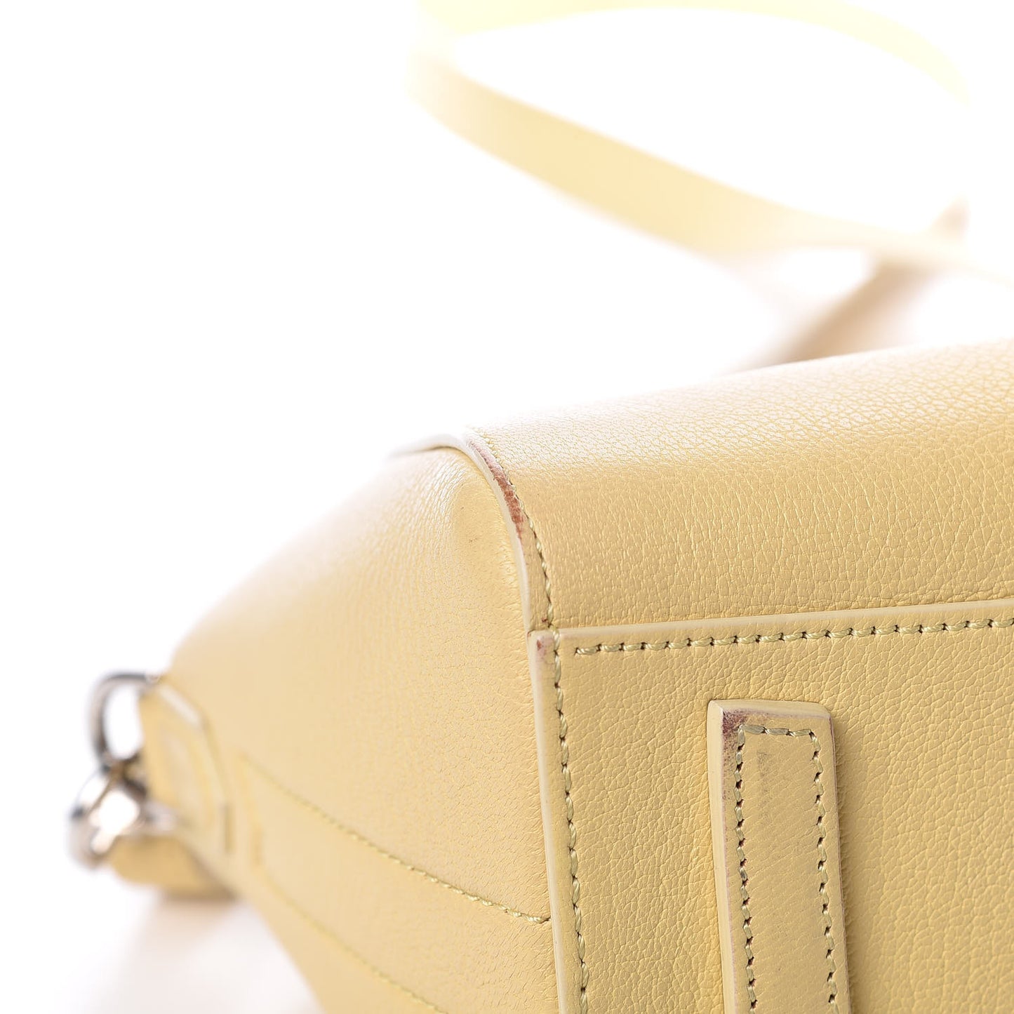 Sugar Goatskin Mini Antigona Yellow