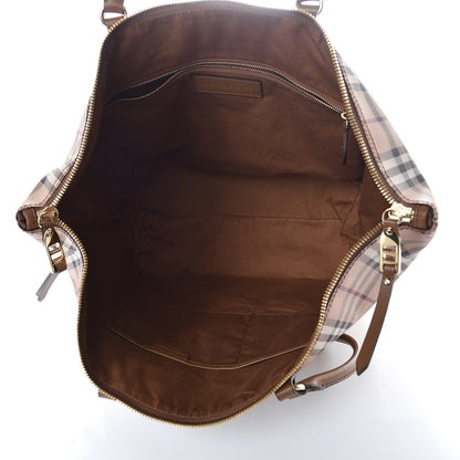 Burberry Haymarket Check Medium Salisbury Tote Camel 5 of 8