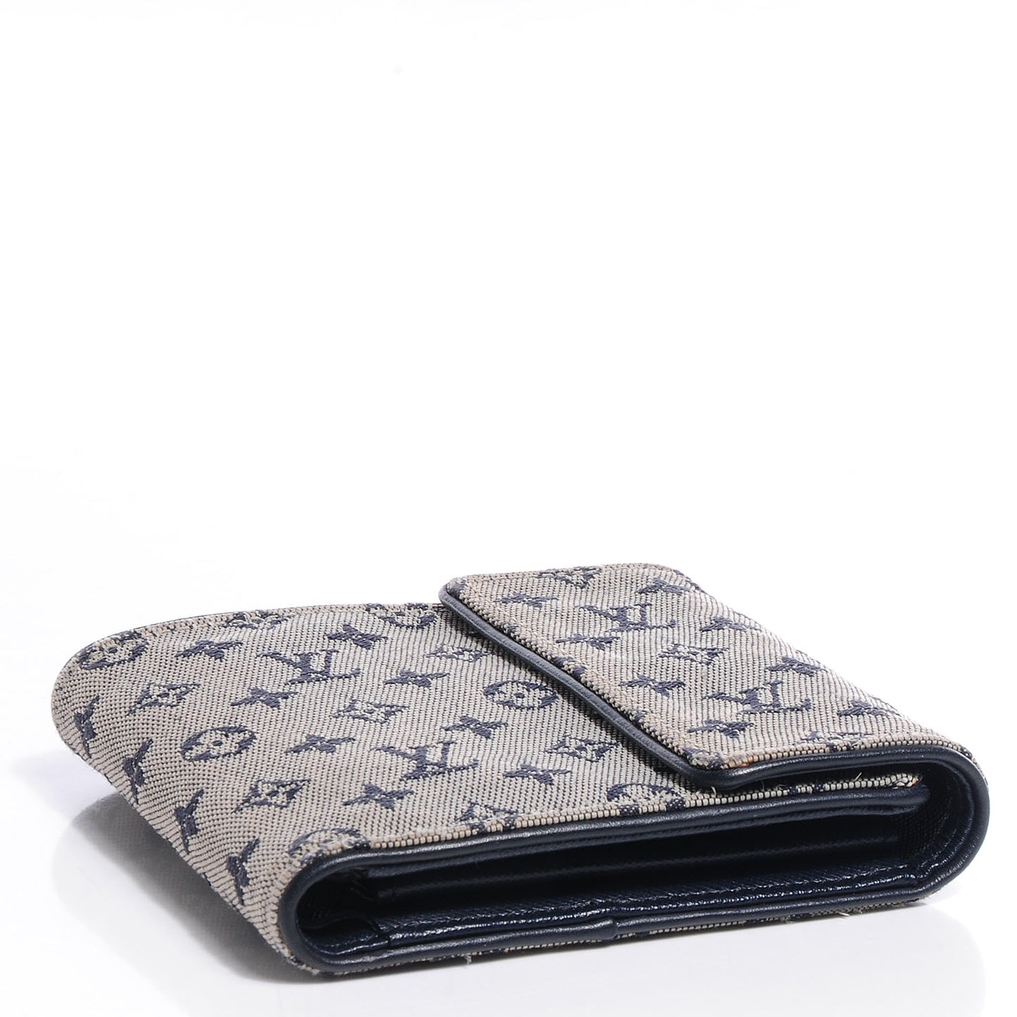 Mini Monogram Compact Wallet Blue