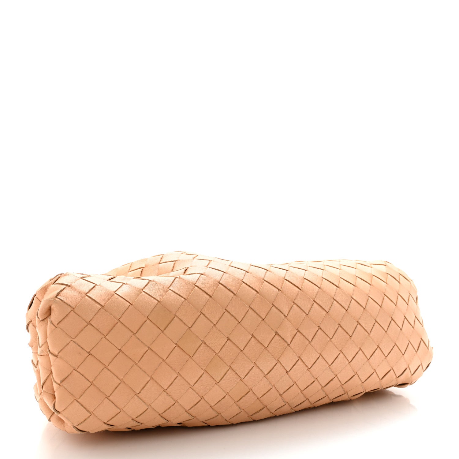 Bottega Veneta Nappa Maxi Intrecciato The Pouch Oversized Clutch Almond 4 of 7
