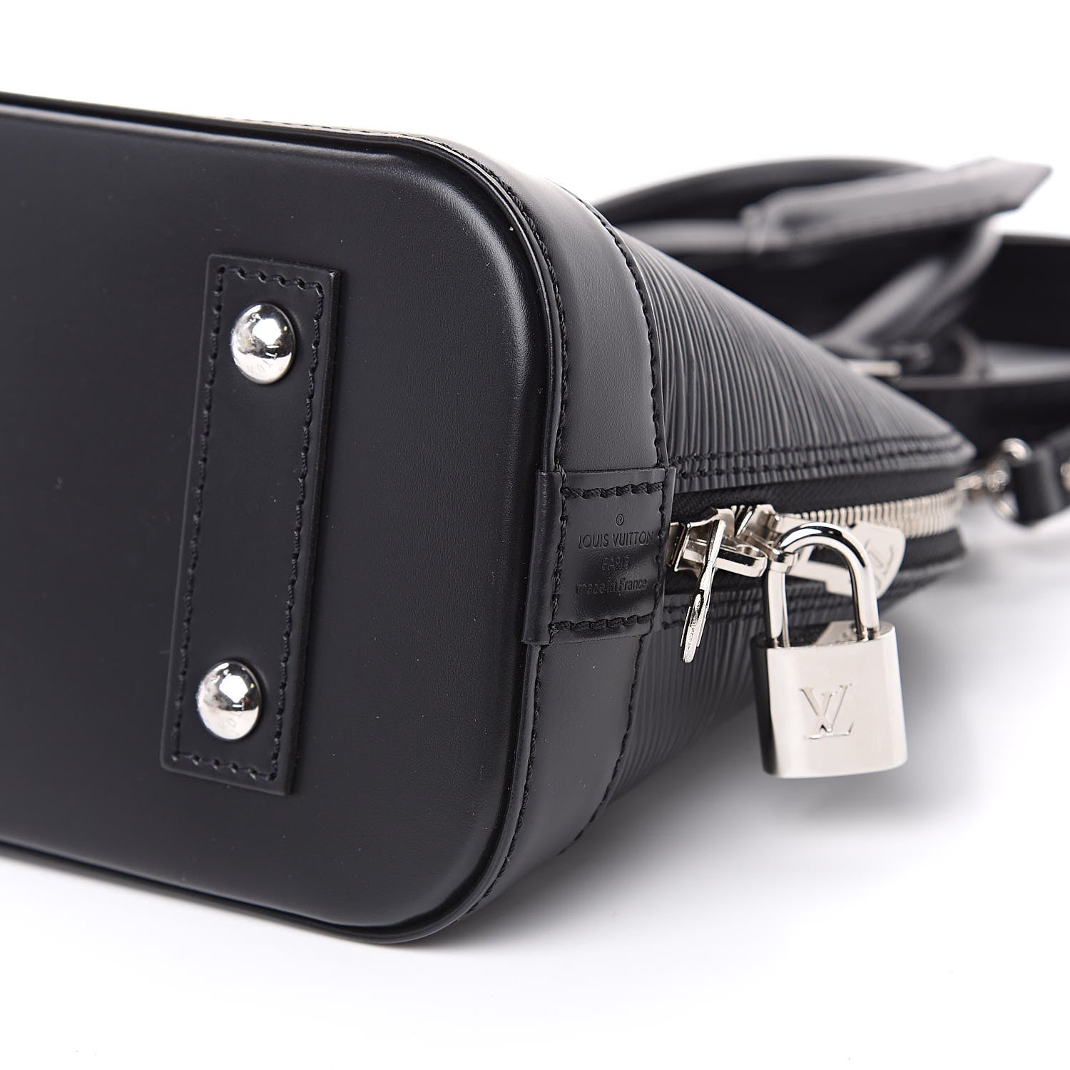 Louis Vuitton Epi Alma BB Black 7 of 9