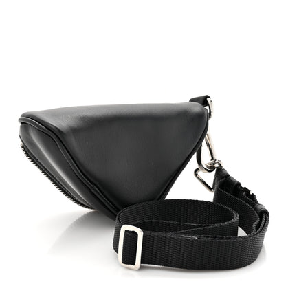 Prada Nappa Mini Triangle Pouch With Strap Black 3 of 10