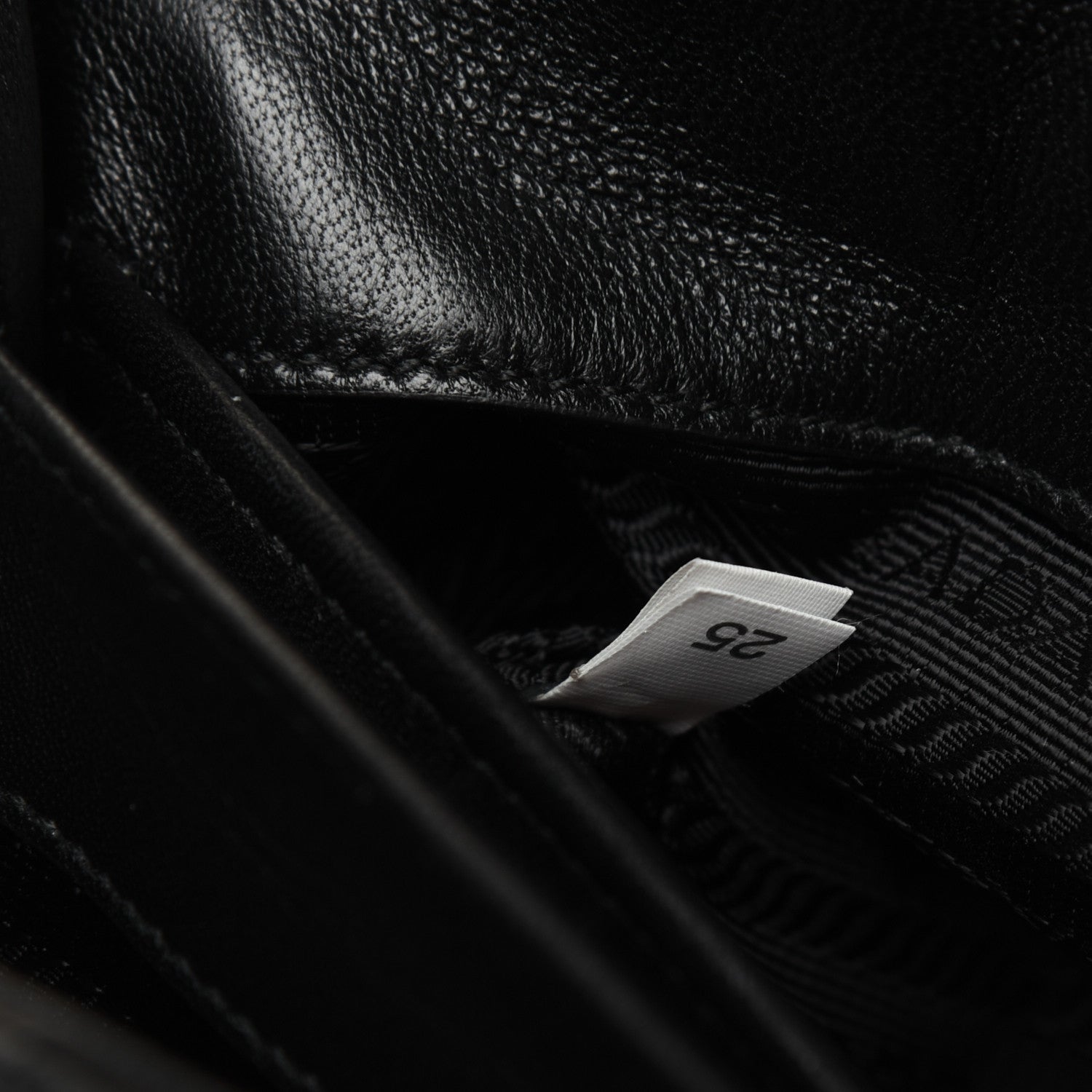 Prada Nappa Triangle Stitched Small Spectrum Bag Black 9 of 18