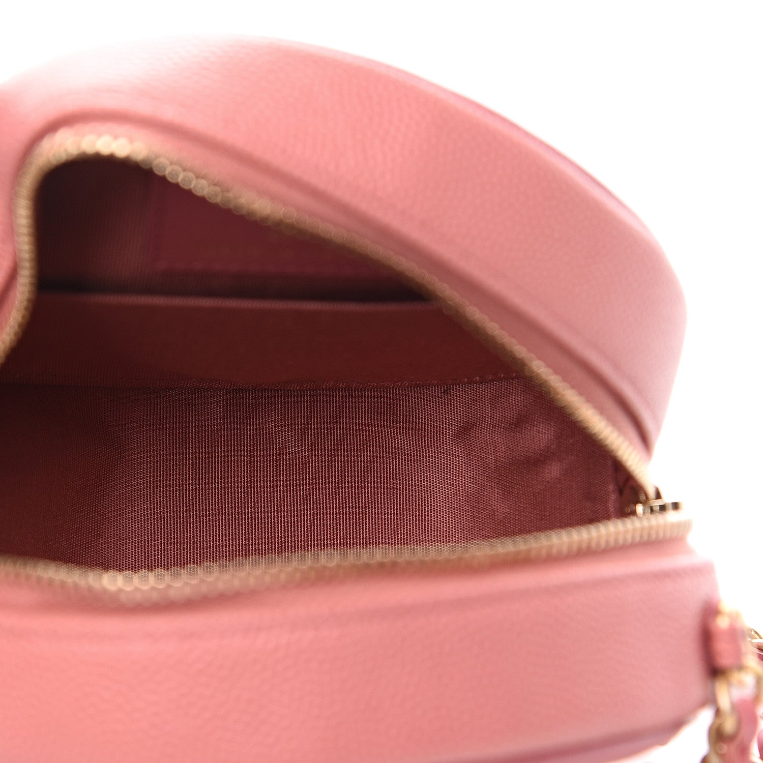 Chanel Caviar Quilted Round Filigree Crossbody Pink 4 of 8