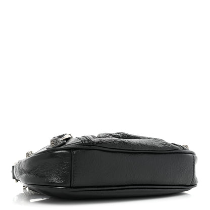 Balenciaga Agneau Arena Le Cagole Mini Purse With Chain Black 4 of 9