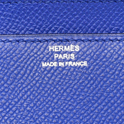 Hermes Epsom Constance Long Wallet Bleu Electrique 6 of 8