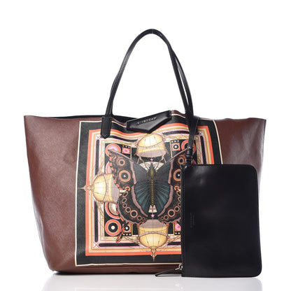 Givenchy Coated Canvas Butterfly Print Large Antigona Tote 3 of 9