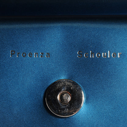 Proenza Schouler Mirrored Calfskin PS11 Classic Shoulder Bag Ocean 7 of 11