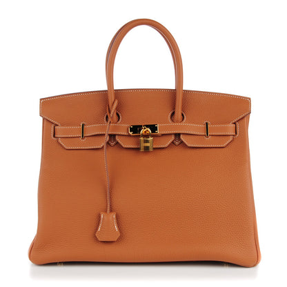 Hermes Togo Birkin 35 Gold 1 of 24