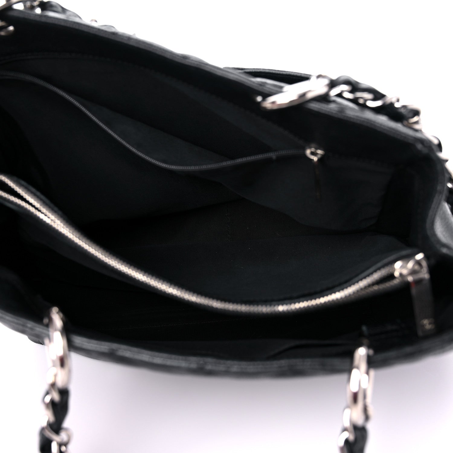 Chanel Caviar Quilted Grand Shopping Tote GST Black 4 of 23