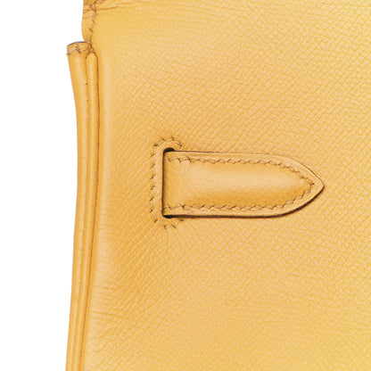 Hermes Epsom Birkin 35 Jaune Ambre 12 of 34
