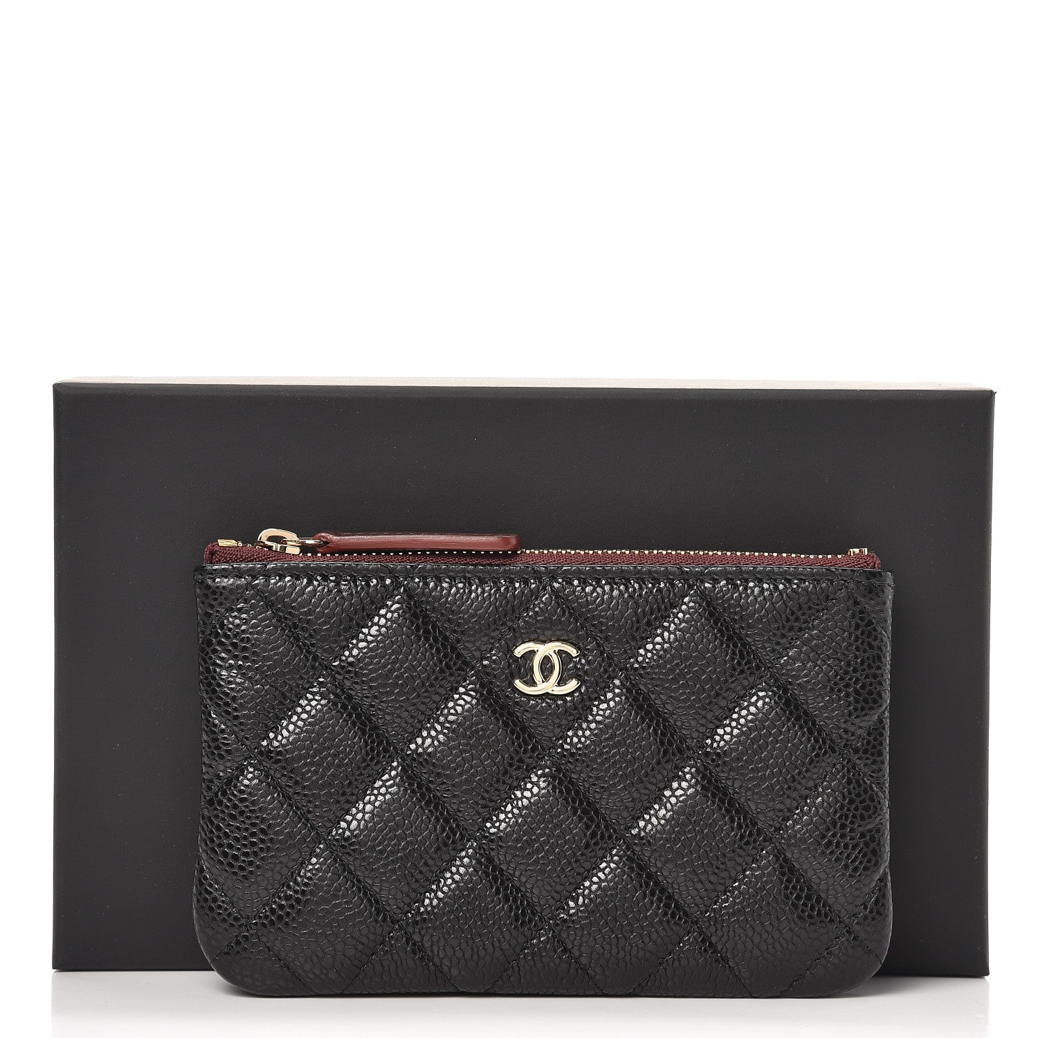 Chanel Caviar Quilted Small Cosmetic Case Black 8 of 8