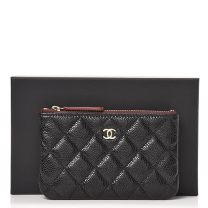 Chanel Caviar Quilted Small Cosmetic Case Black 8 of 8