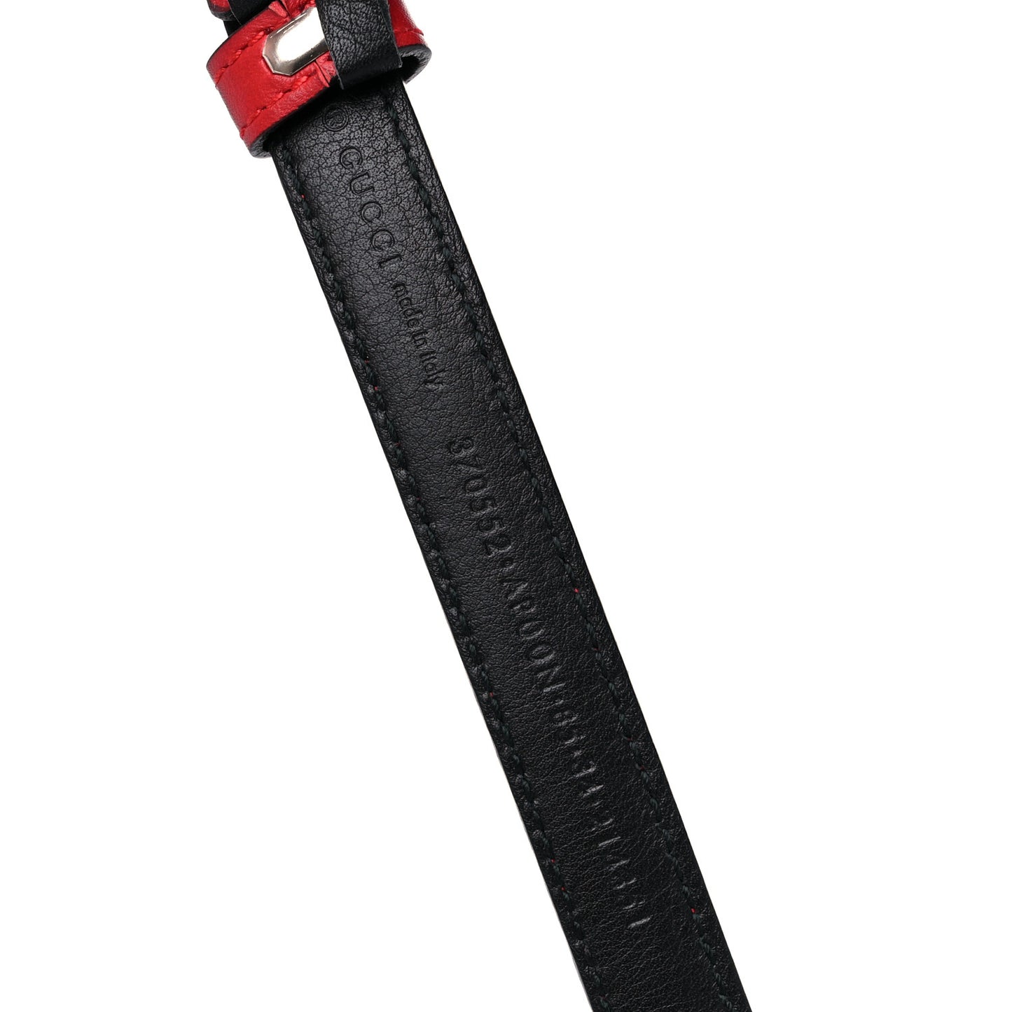 Moon Calfskin Nickel Interlocking G 20mm Belt 90 36 Tabasco