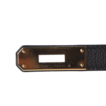 Hermes Togo Kelly Retourne 28 Black 29 of 38
