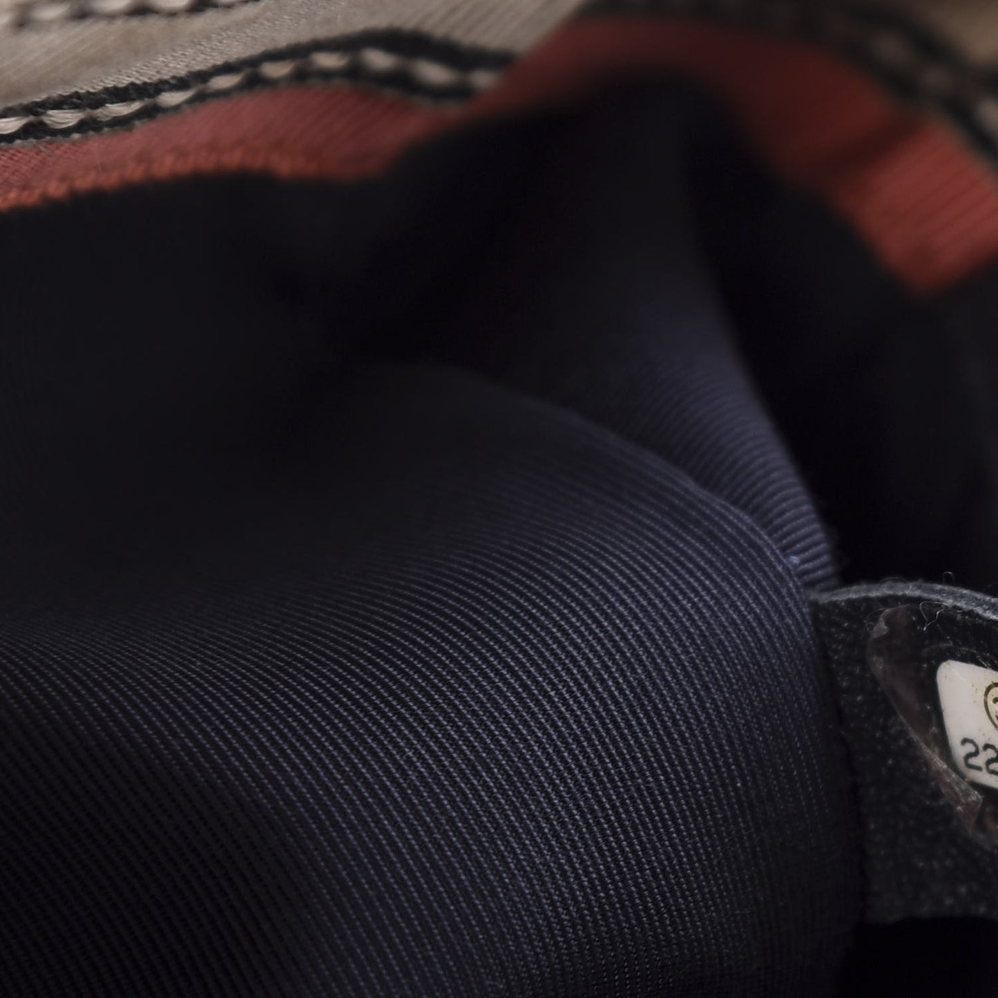 Denim Pleated Denim Turtle Flap Dark Blue