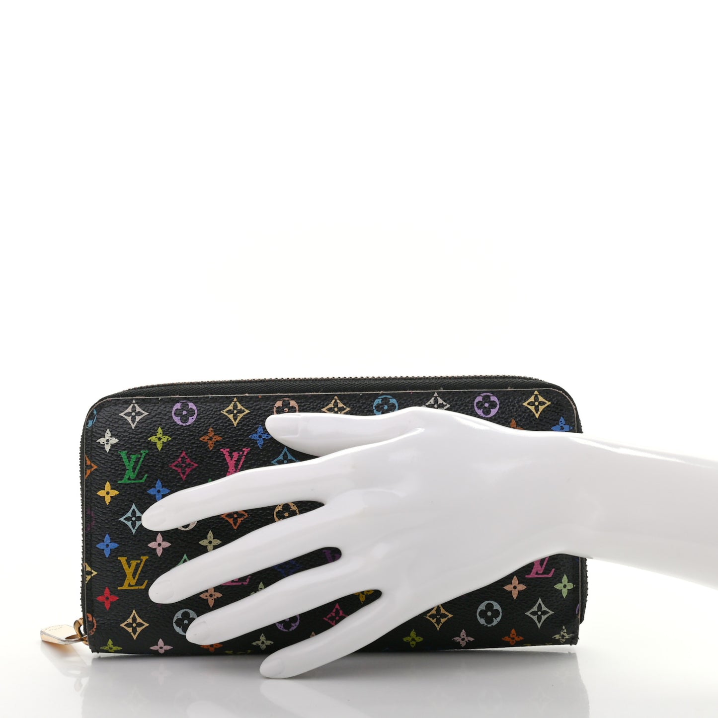 Monogram Multicolor Zippy Wallet Black