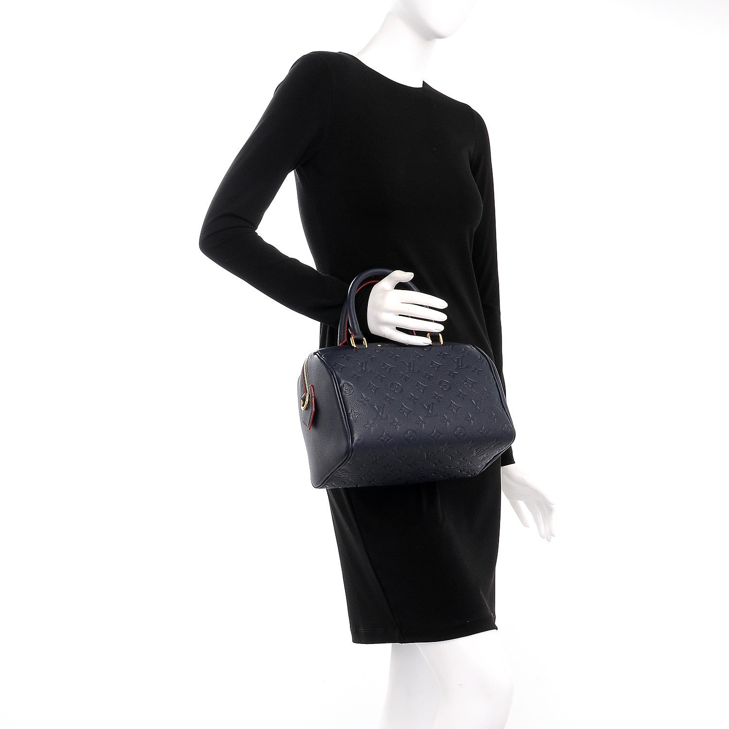 Louis Vuitton Empreinte Speedy Bandouliere 25 NM Marine Rouge 3 of 8
