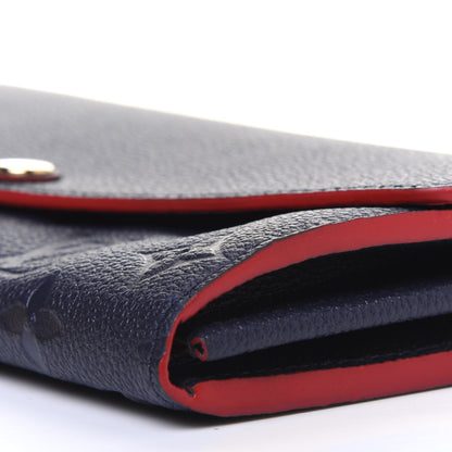 Louis Vuitton Empreinte Sarah Wallet NM Marine Rouge 8 of 10