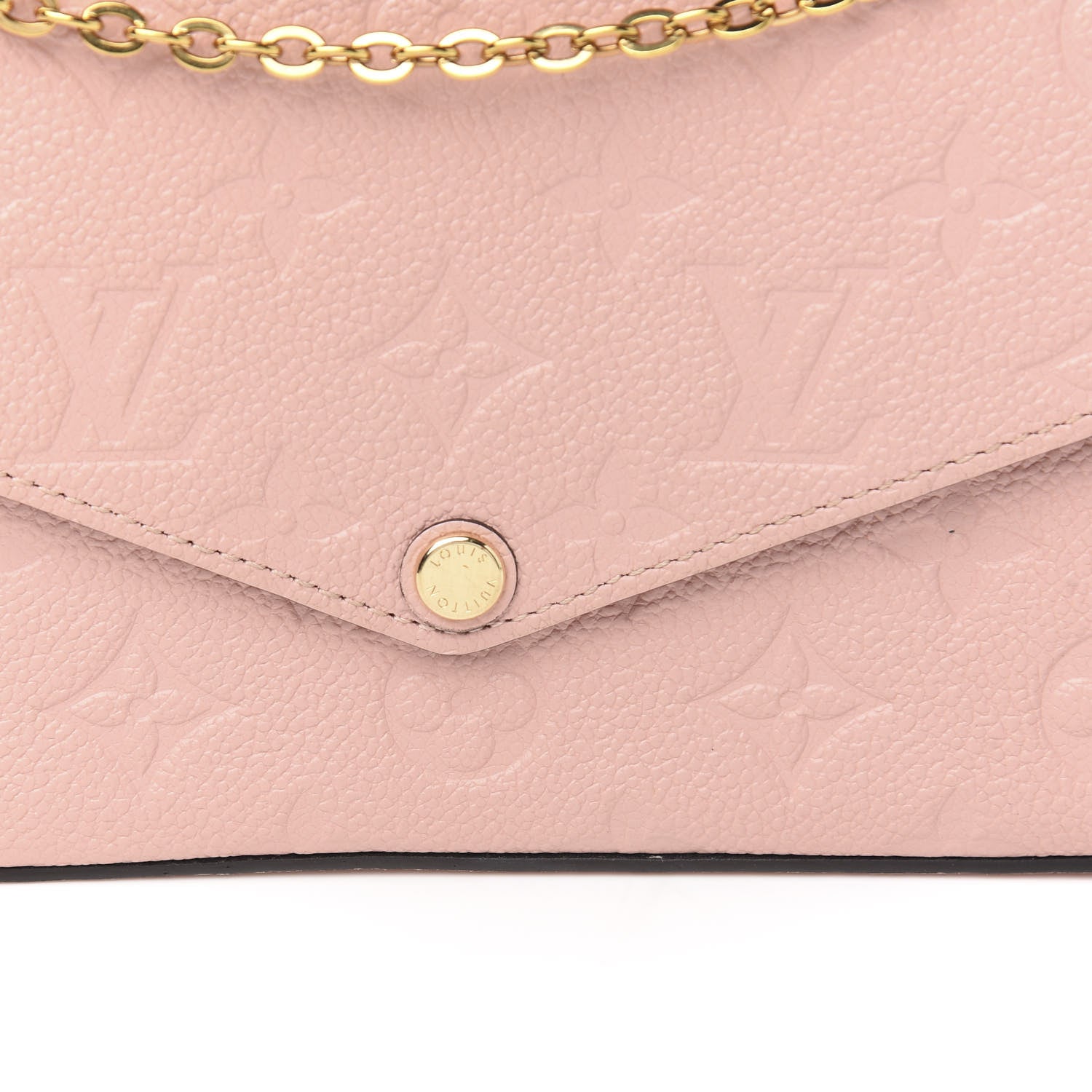 Louis Vuitton Empreinte Pochette Felicie Chain Wallet Rose Poudre 11 of 11