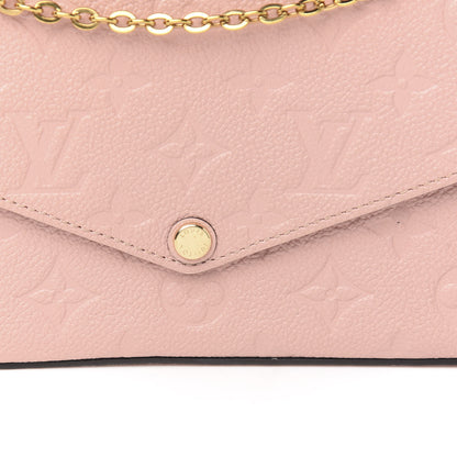 Louis Vuitton Empreinte Pochette Felicie Chain Wallet Rose Poudre 11 of 11