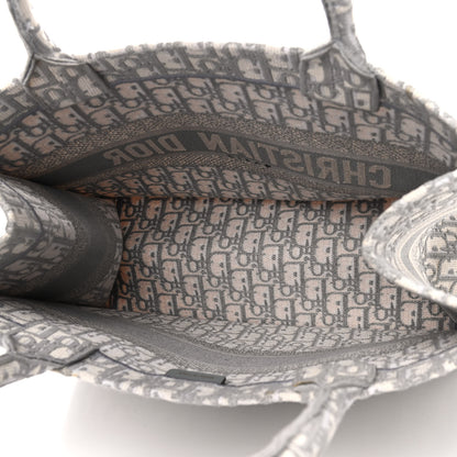 Christian Dior Oblique Medium Book Tote Grey 5 of 14