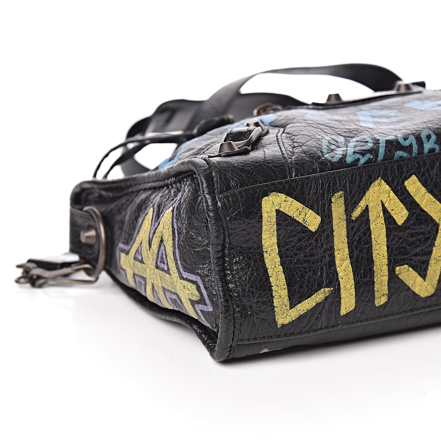Agneau Graffiti All Over Classic Hardware S City Black Multicolor