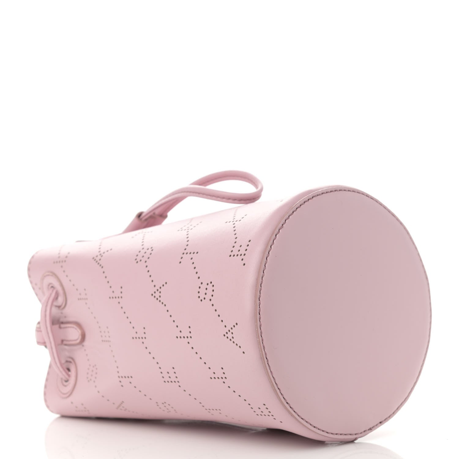 Stella McCartney Perforated Eco Alter Nappa Mini Bucket Bag Pink 4 of 9