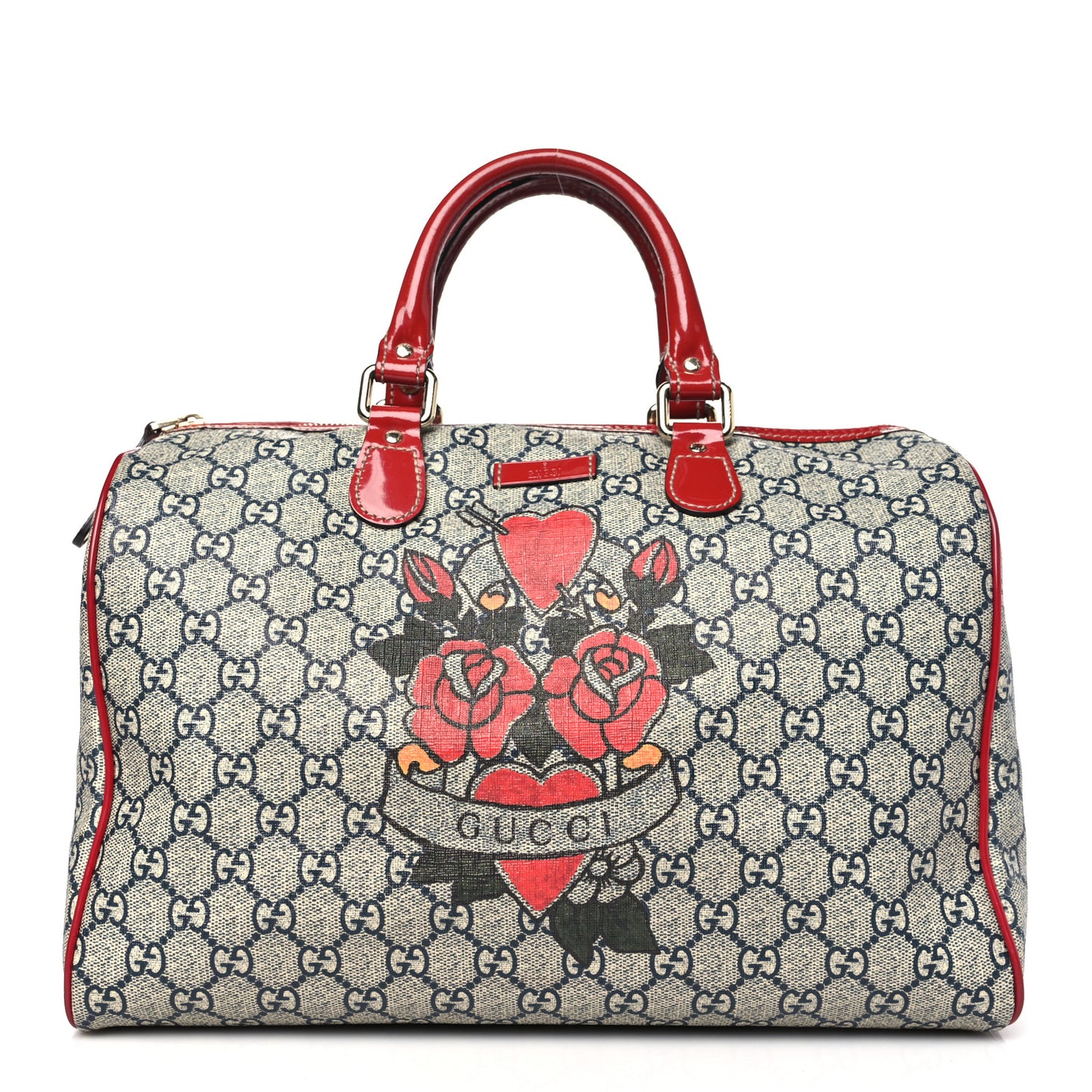 GG Plus Monogram Tattoo Heart Medium Joy Boston Red