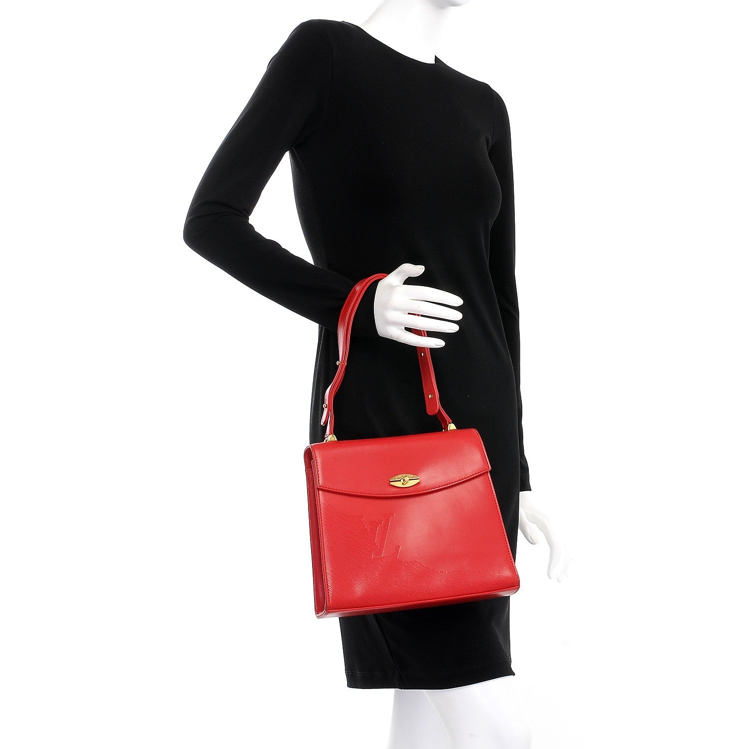 Louis Vuitton Cuir Opera Sparte Rouge 4 of 26