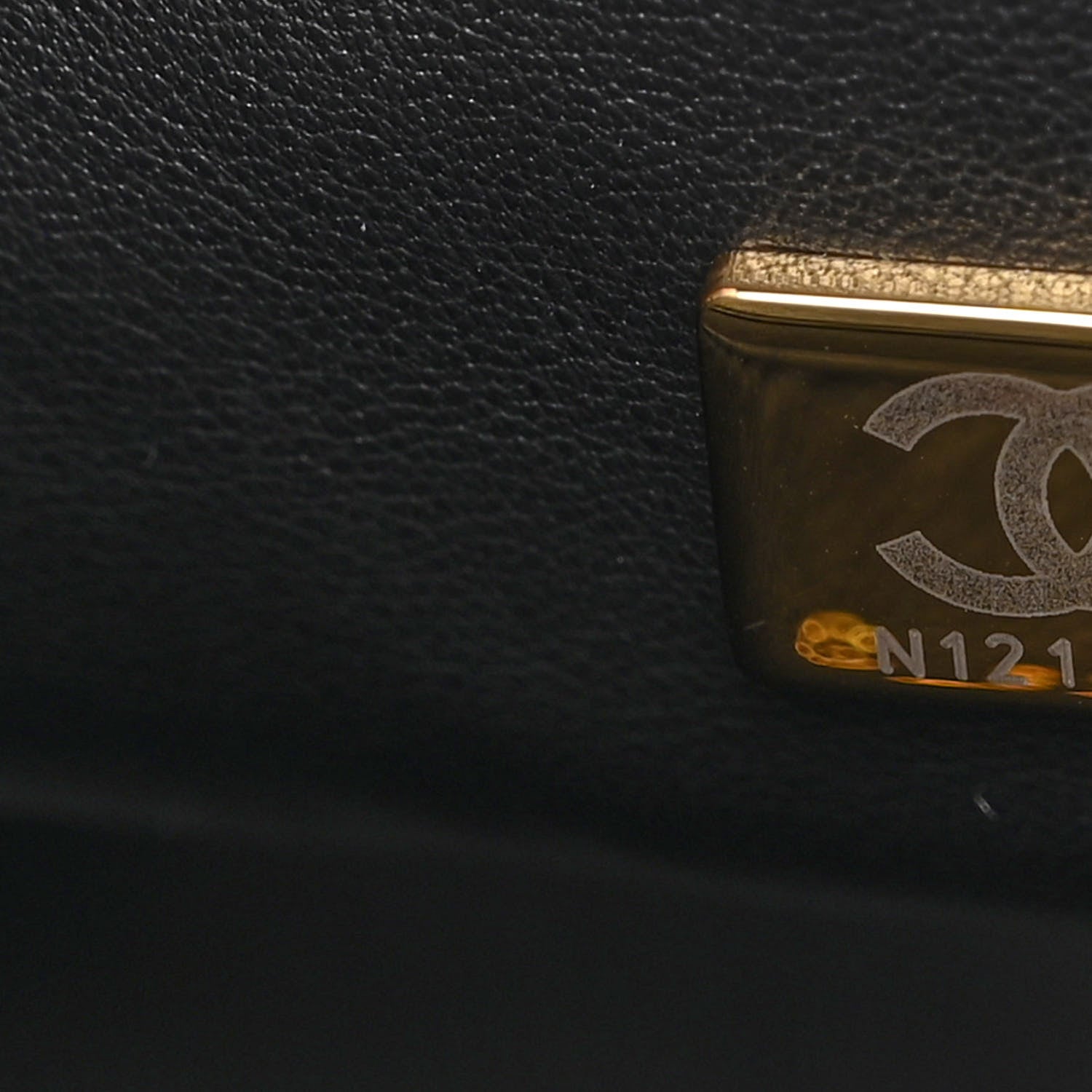 Chanel Lambskin Quilted Mini Chain Rows Flap Black 7 of 12